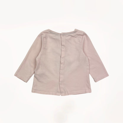 Roze truitje met schattige eekhoorn print⎪68