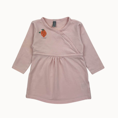 Jurk roze aardbei Wibra 6 maanden