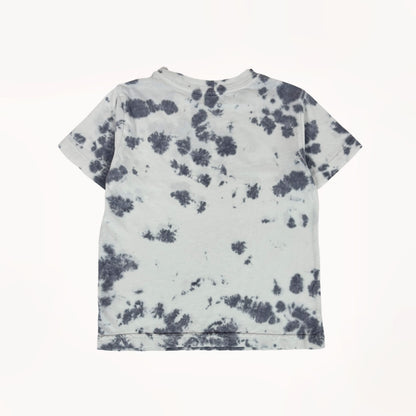 Polo T-shirt Tie-Die wit/grijs/blauw⎪98