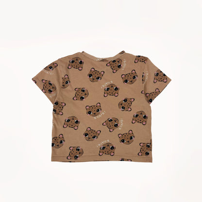 T-shirt "ROARR" met cheetah print⎪92