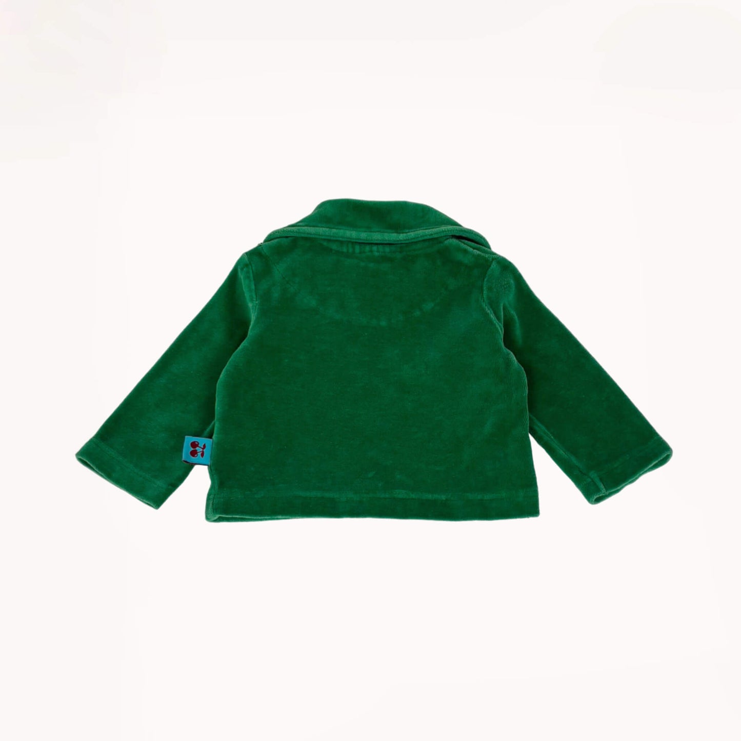 Groen poloshirt velour⎪50/56