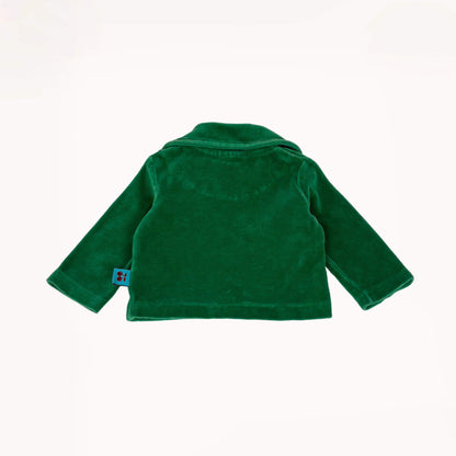 Groen poloshirt velour⎪50/56