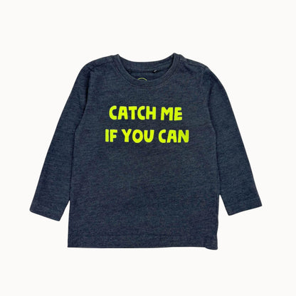 T-shirt longsleeve donker grijs BESTies 2 jaar