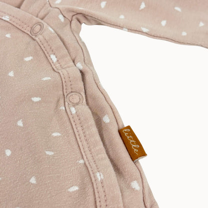 Oud roze romper "Little Wonder"⎪50/56