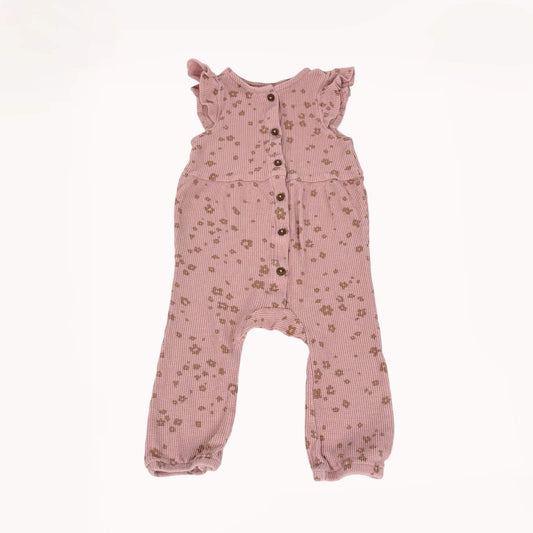 Roze jumpsuit wafel katoen⎪86